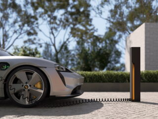 mooie laadpaal porsche